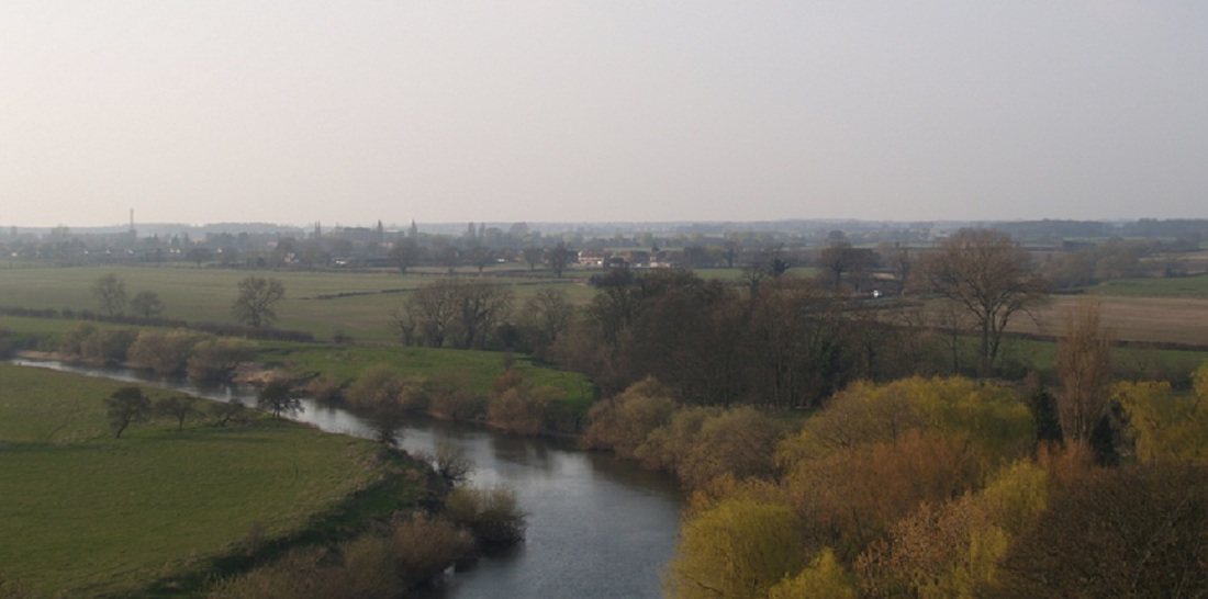 View of River Ouse from All Saints Church Tower